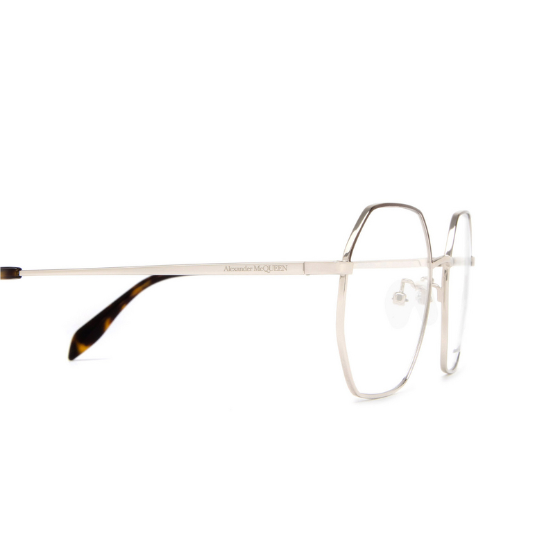 Alexander McQueen AM0338O Eyeglasses 002 silver - 3/4