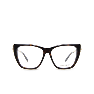 Alexander McQueen AM0341O Eyeglasses 002 havana - front view