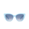 Alexander McQueen AM0347S Sunglasses 004 light blue - product thumbnail 1/5