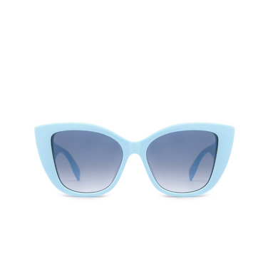 Occhiali da sole Alexander McQueen AM0347S 004 light blue - frontale