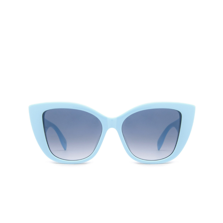 Occhiali da sole Alexander McQueen AM0347S 004 light blue - 1/5