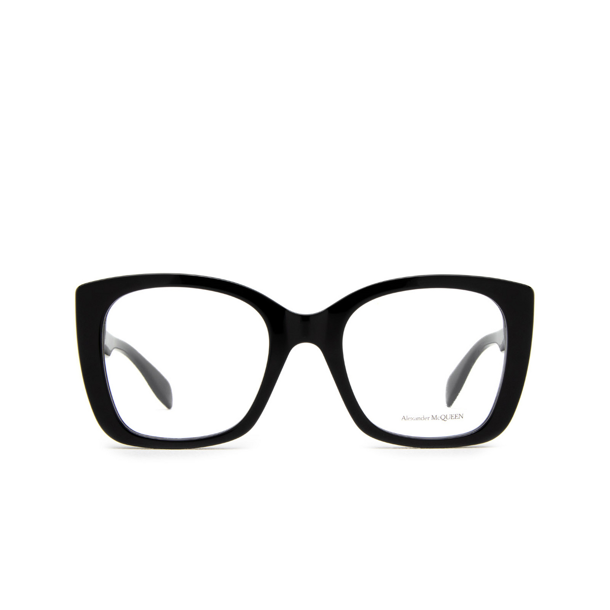 Alexander McQueen AM0351O Eyeglasses 002 Black - front view