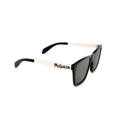 Alexander McQueen AM0352S Sonnenbrillen 002 black - Dreiviertelansicht