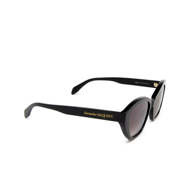 Alexander McQueen AM0355S Sunglasses 001 black - three-quarters view