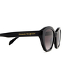 Alexander McQueen AM0355S Sunglasses 001 black - product thumbnail 3/4