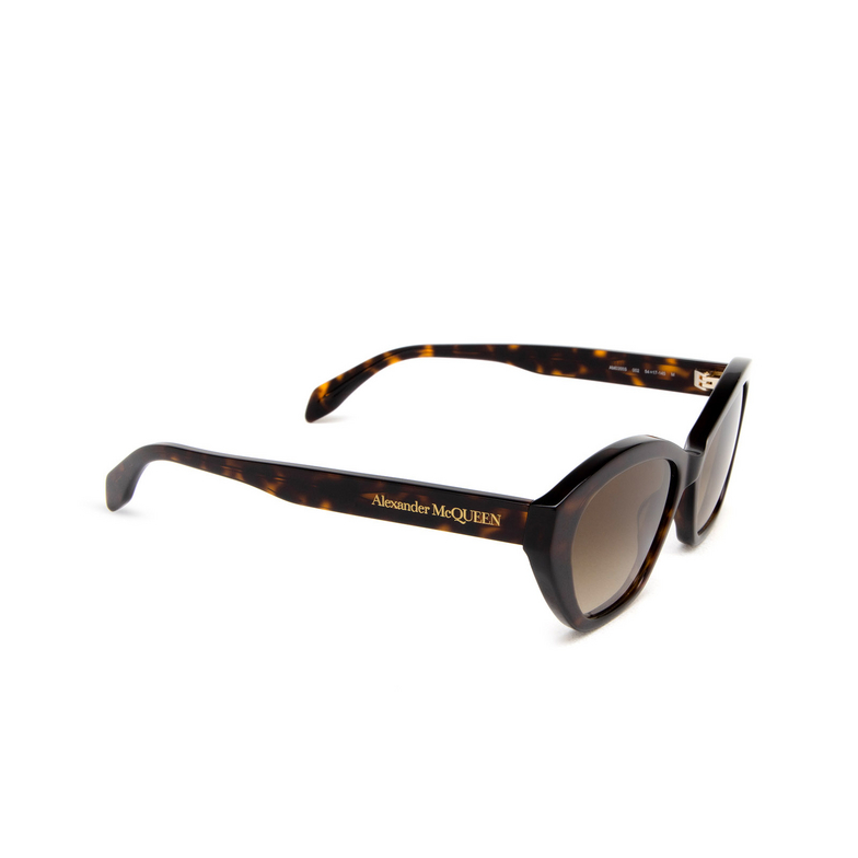 Alexander McQueen AM0355S Sunglasses 002 havana - 2/4
