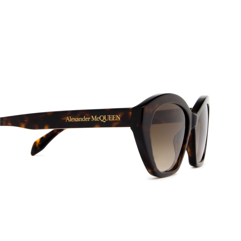 Alexander McQueen AM0355S Sunglasses 002 havana - 3/4