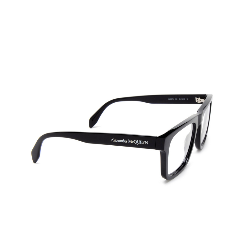 Alexander McQueen AM0357O Eyeglasses 001 black - 2/4