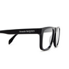 Alexander McQueen AM0357O Eyeglasses 001 black - product thumbnail 3/4