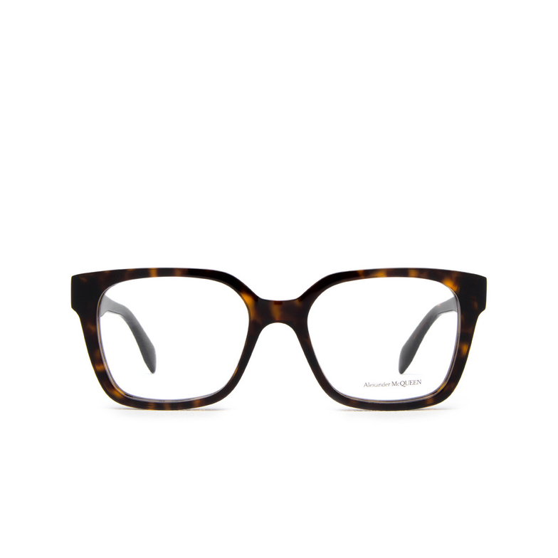 Alexander McQueen AM0358O Eyeglasses 002 havana - 1/4