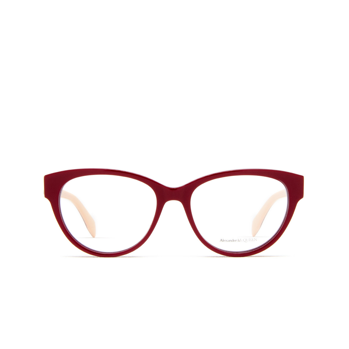 Alexander McQueen AM0359O Eyeglasses 003 Red - front view