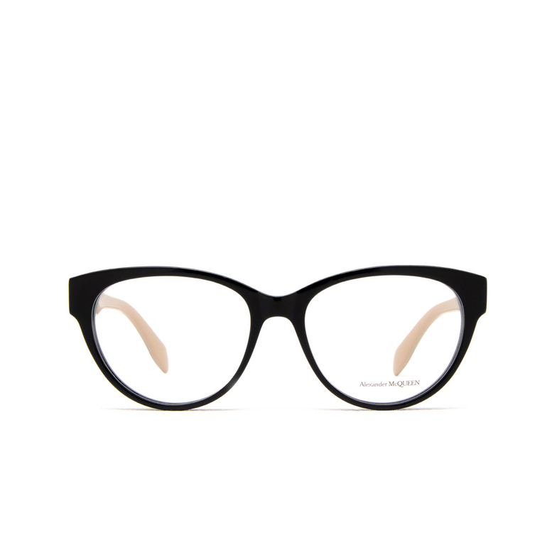 Alexander McQueen AM0359O Eyeglasses 004 black - 1/4