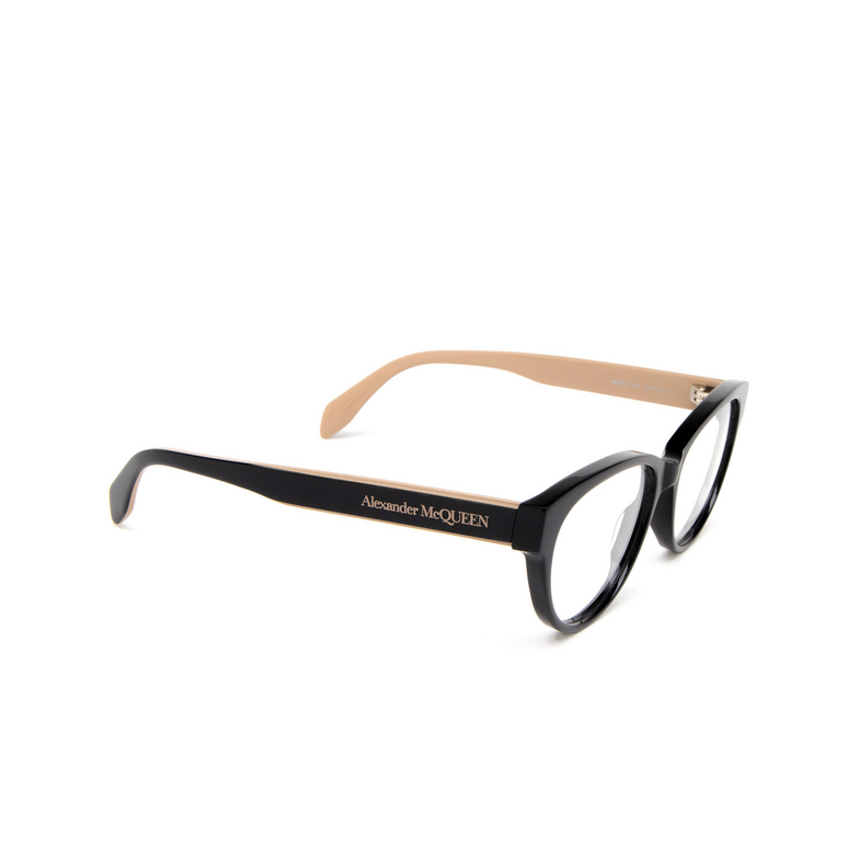 Alexander McQueen AM0359O Eyeglasses 004 black - 2/4