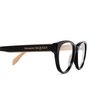 Alexander McQueen AM0359O Eyeglasses 004 black - product thumbnail 3/4