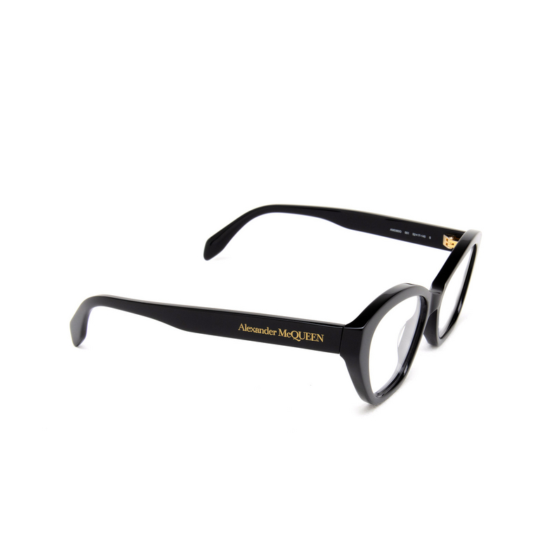 Alexander McQueen AM0360O Eyeglasses 001 black - 2/4