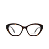 Alexander McQueen AM0360O Eyeglasses 002 havana - product thumbnail 1/4