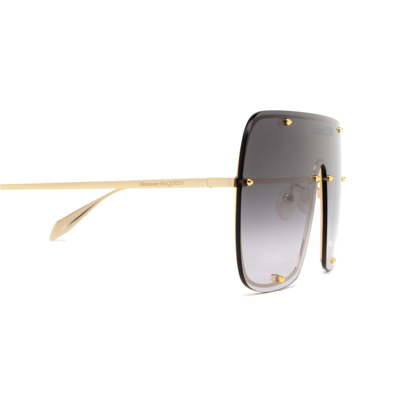 Alexander McQueen AM0362S Sunglasses 003 gold - 3/4
