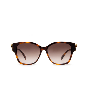 Alexander McQueen AM0370S Sunglasses 002 havana - front view