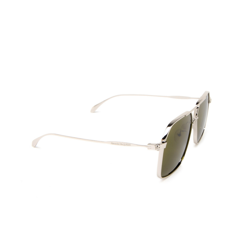 Alexander McQueen AM0372S Sunglasses 003 silver - 2/4