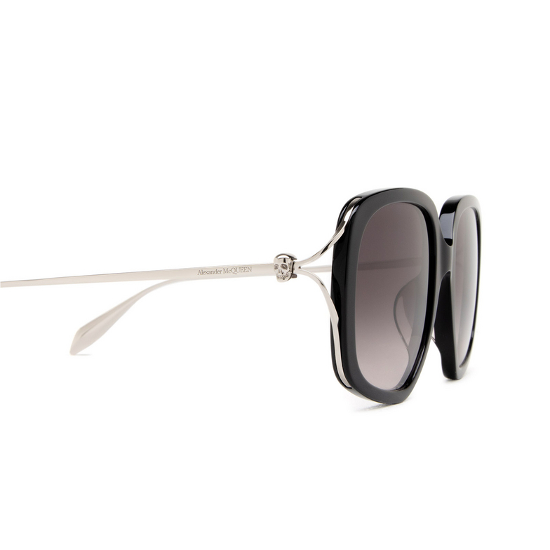 Alexander McQueen AM0374S Sunglasses 001 black - 3/4