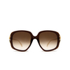 Alexander McQueen AM0374S Sunglasses 002 brown - product thumbnail 1/4