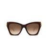 Gafas de sol Alexander McQueen AM0375S 002 brown - Miniatura del producto 1/4