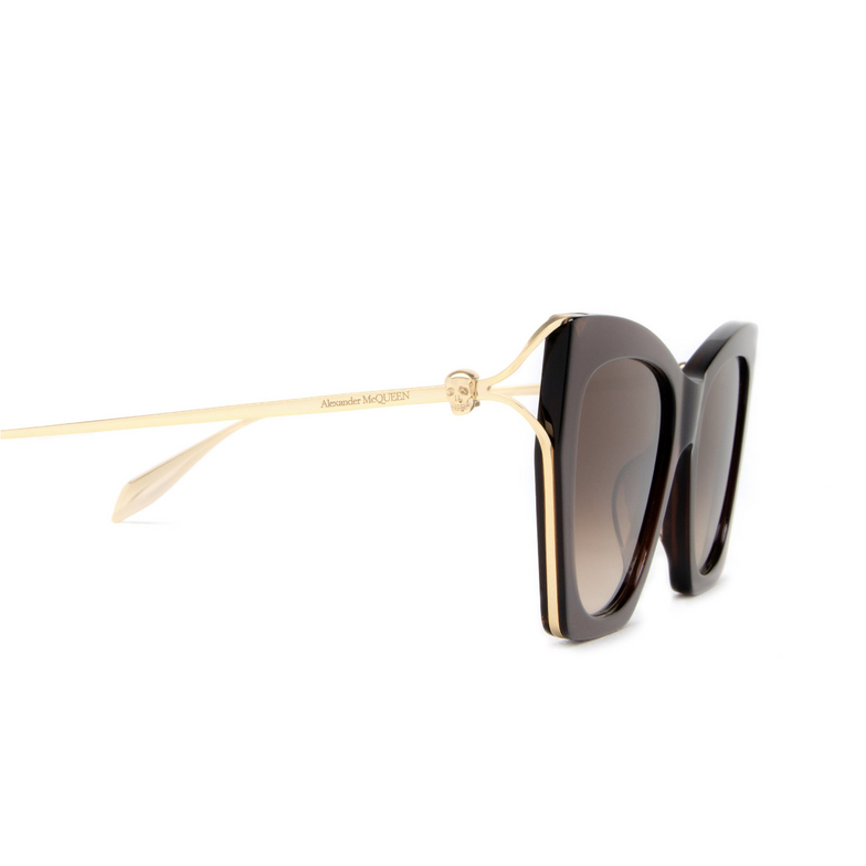 Alexander McQueen AM0375S Sunglasses 002 brown - 3/4