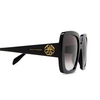Alexander McQueen AM0378S Sunglasses 001 black - product thumbnail 3/4