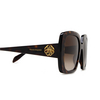 Alexander McQueen AM0378S Sunglasses 002 havana - product thumbnail 3/4