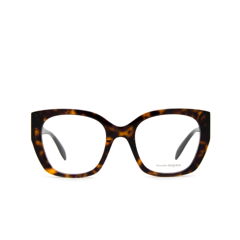 Alexander McQueen AM0379O Eyeglasses 002 havana - 1/4