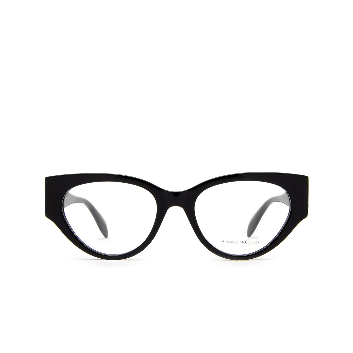 Alexander McQueen AM0380O Eyeglasses 001 Black - front view