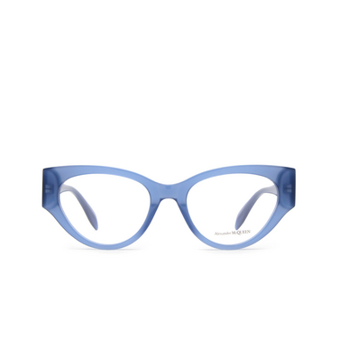 Alexander McQueen AM0380O Eyeglasses 003 blue - front view