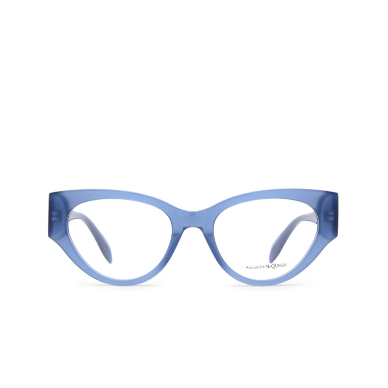 Alexander McQueen AM0380O Eyeglasses 003 blue - 1/4