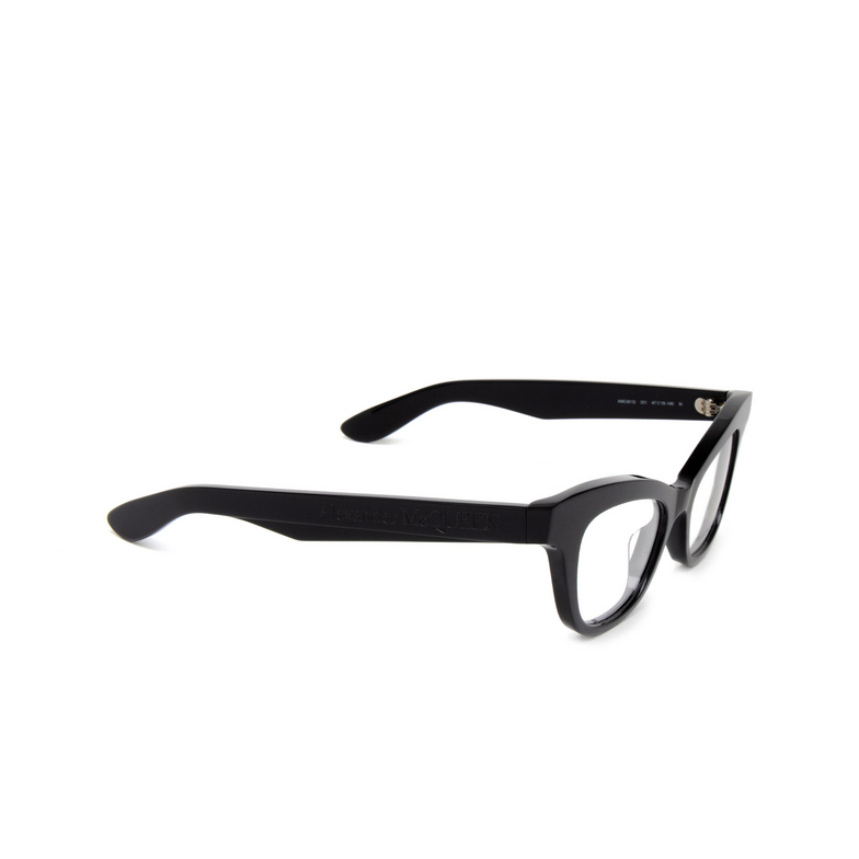 Alexander McQueen AM0381O Eyeglasses 001 black - 2/4