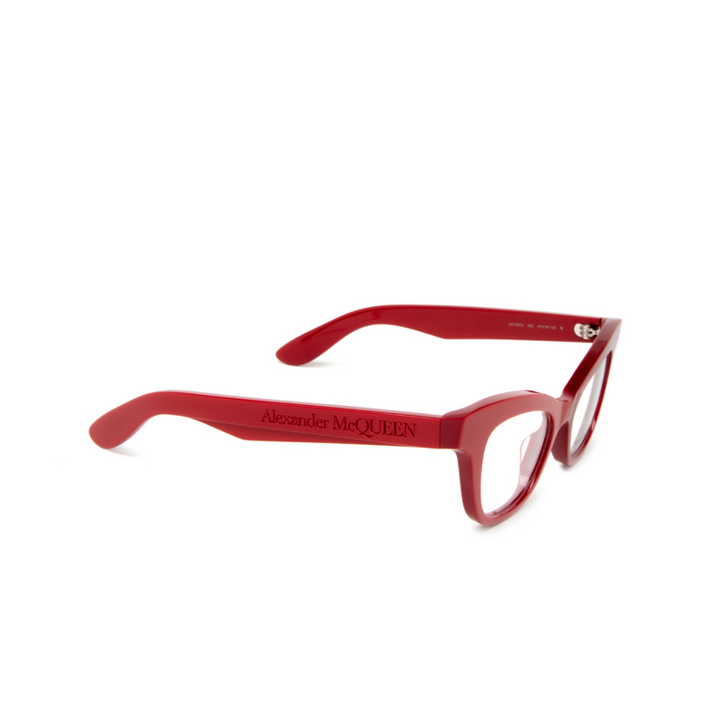 Alexander McQueen AM0381O Eyeglasses 003 red - 2/4
