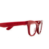 Alexander McQueen AM0381O Eyeglasses 003 red - product thumbnail 3/4