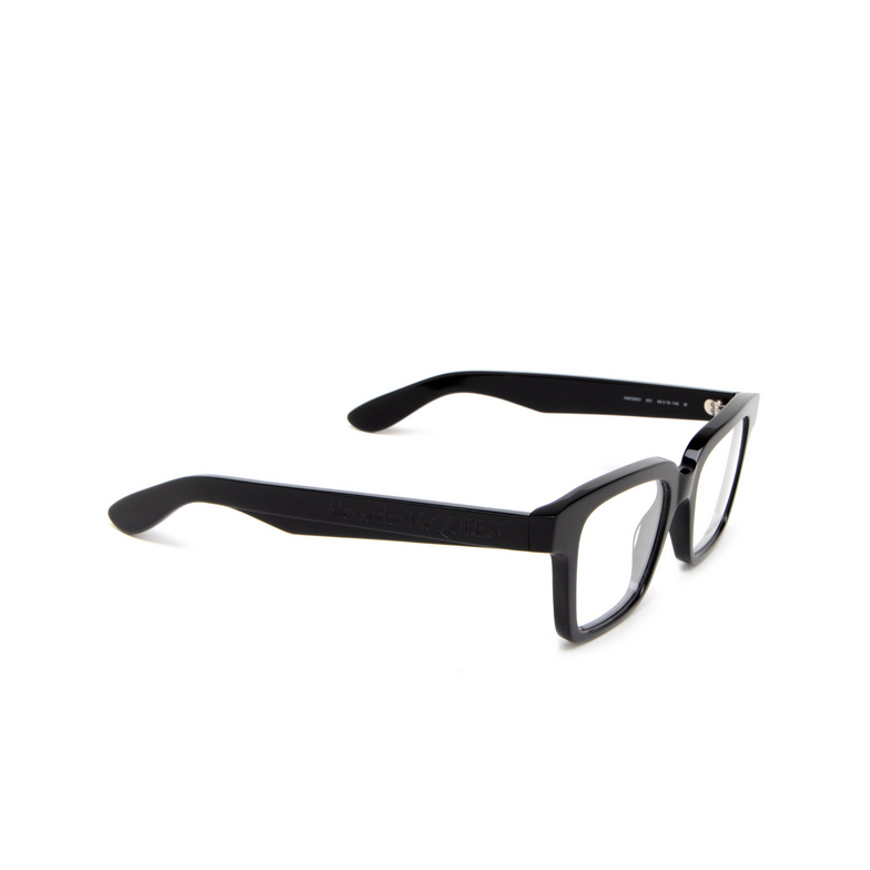 Alexander McQueen AM0385O Eyeglasses 001 black - 2/4