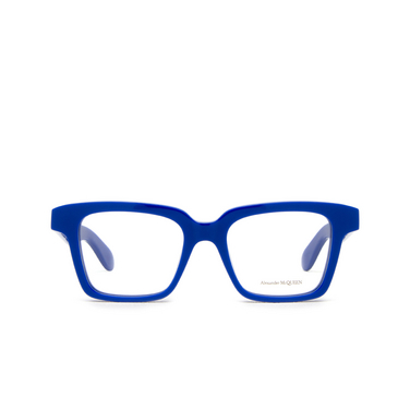 Alexander McQueen AM0385O Korrektionsbrillen 003 blue - Vorderansicht