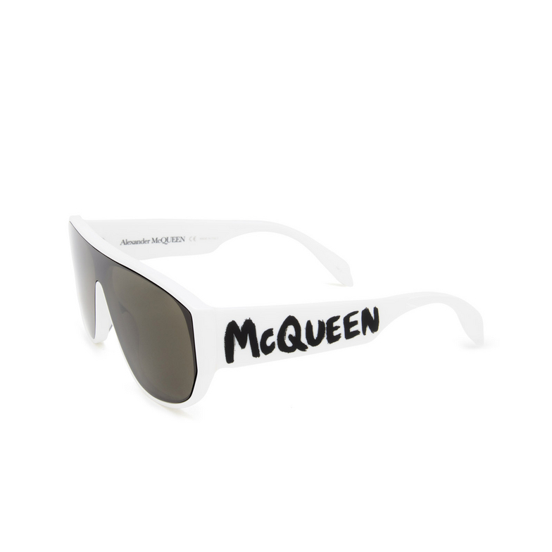 Gafas de sol Alexander McQueen AM0386S 003 white - 4/5