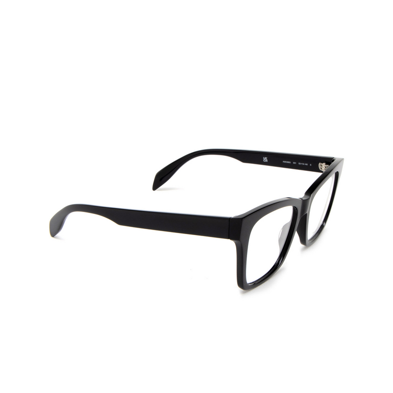Alexander McQueen AM0388O Eyeglasses 001 black - 2/5