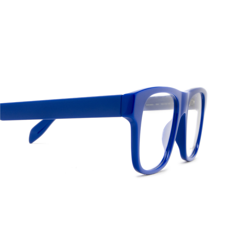 Alexander McQueen AM0389O Eyeglasses 004 blue - 3/5