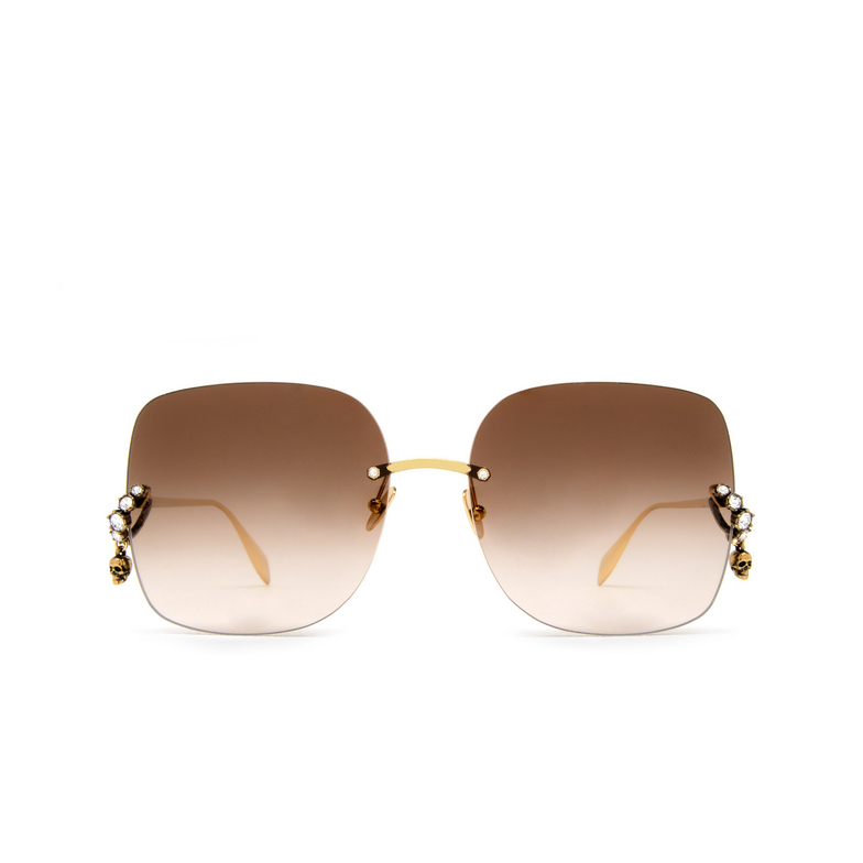 Alexander McQueen AM0390S Sunglasses 002 gold - 1/4