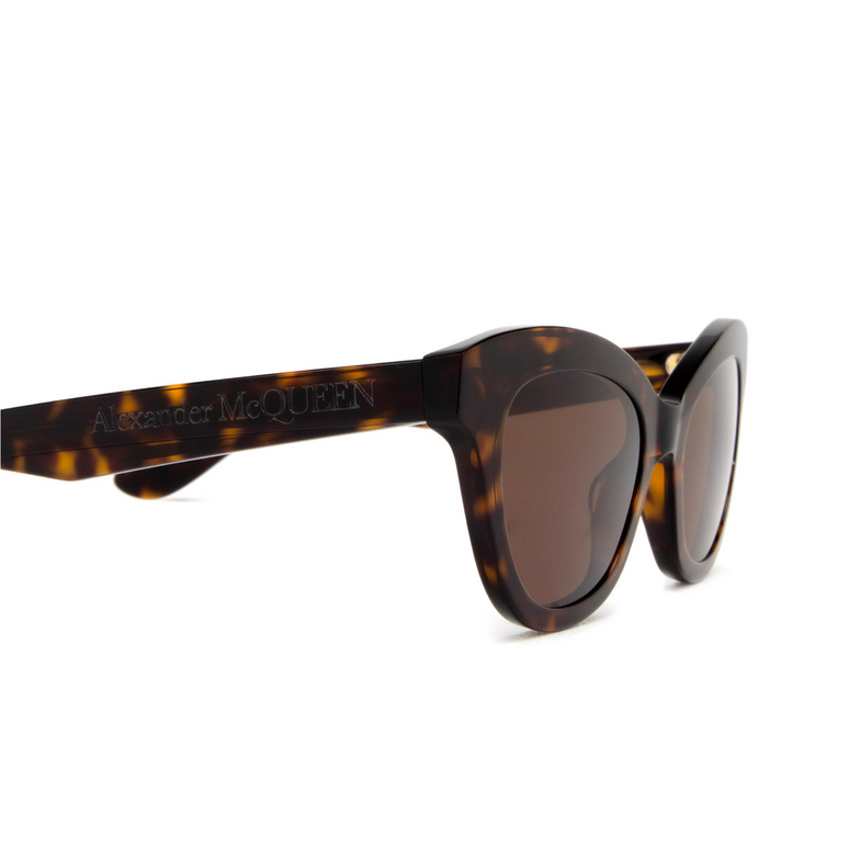 Alexander McQueen AM0391S Sunglasses 002 havana - 3/4