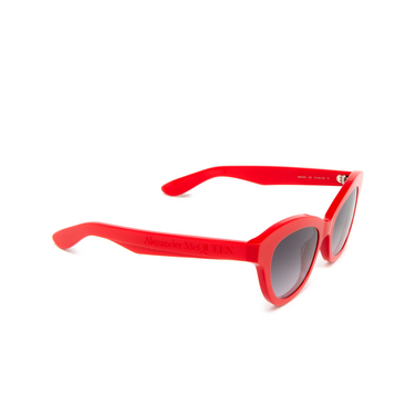 Gafas de sol Alexander McQueen AM0391S 003 red - Vista tres cuartos