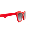 Alexander McQueen AM0391S Sunglasses 003 red - product thumbnail 3/4