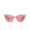 Occhiali da sole Alexander McQueen AM0391S 005 pink - anteprima prodotto 1/4