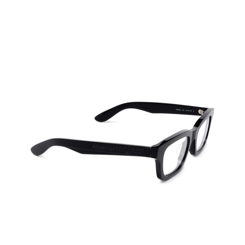 Alexander McQueen AM0392O Eyeglasses 001 black - 2/4