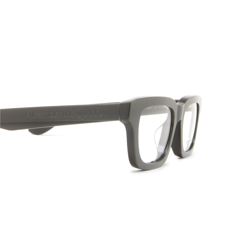 Alexander McQueen AM0392O Eyeglasses 004 grey - 3/4