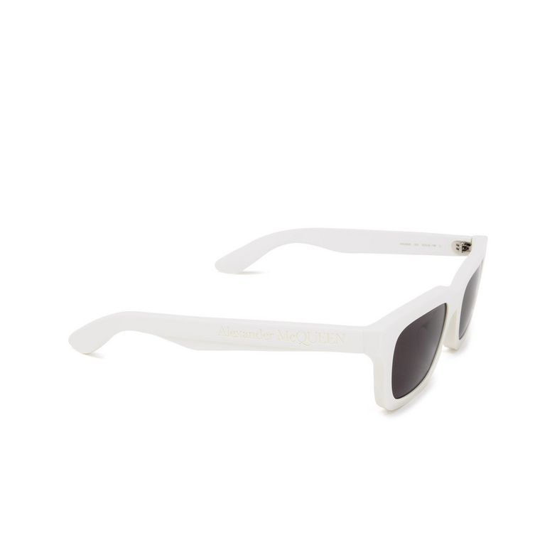 Alexander McQueen AM0392S Sunglasses 005 white - 2/4