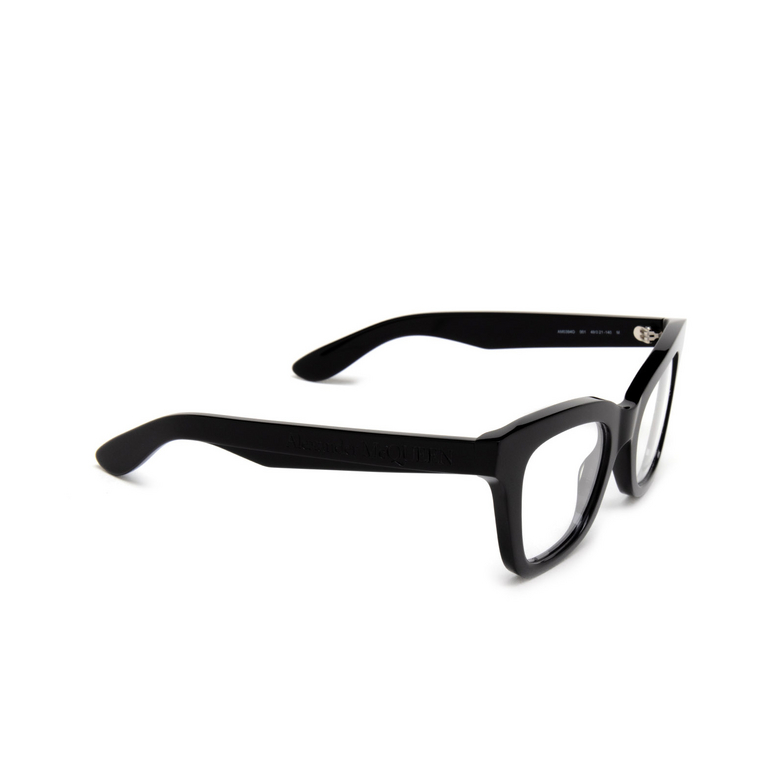 Alexander McQueen AM0394O Eyeglasses 001 black - 2/4